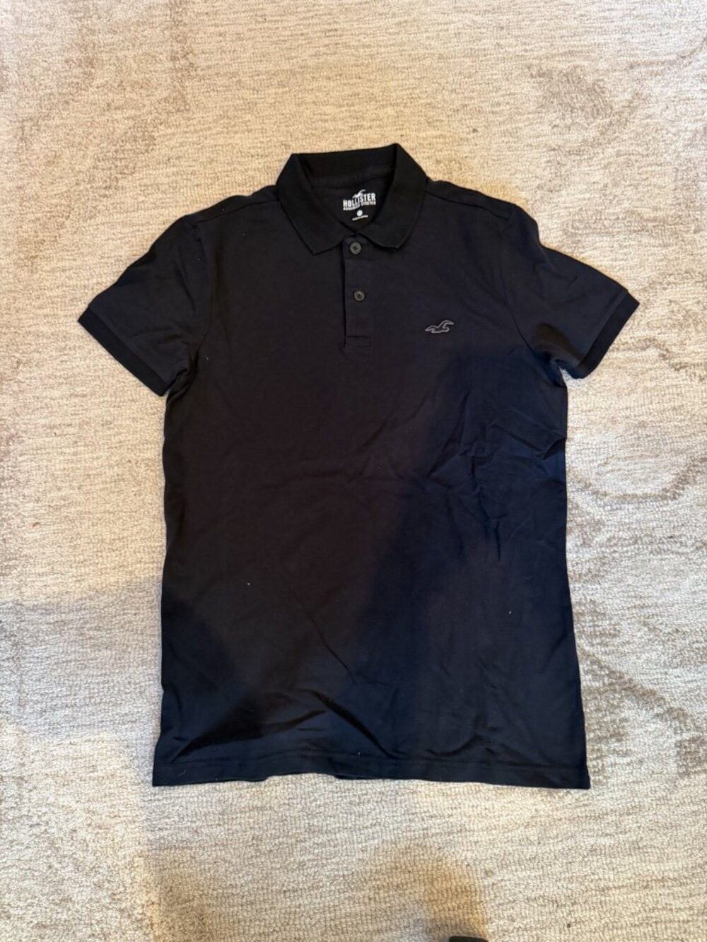 Black Hollister Polo XS NWT